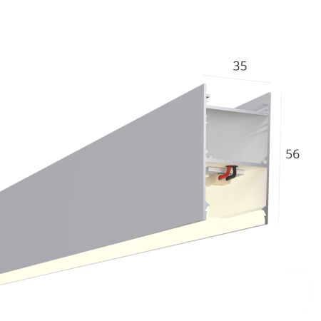 Линейный светильник LINE 3556 (Anod 500mm LT70 — 3K 7W)