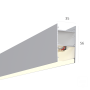 Линейный светильник LINE 3556 (Anod 500mm LT70 — 3K 7W)