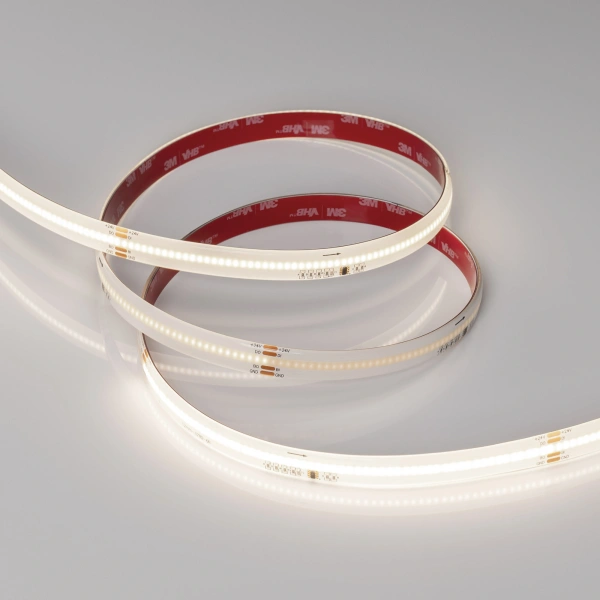 Светодиодная Лента герметичная SPI-COB-SE-X378-12mm 24V Day4000-PX63-BPT (7 W/m, IP65, 5m) (Arlight, бегущий огонь)