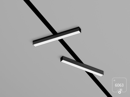 Трековый светильник 6063 5050 TR4 (RAL9005 750mm LT70 — 3K 28W)