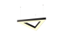 Светильник Треугольник S50 (RAL9003 3x623 LT70 — 4K 39W)