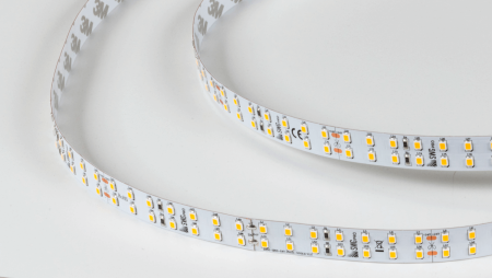 Лента светодиодная 196 LED/м, 20 Вт/м, 24В, IP20, Цвет: Теплый белый