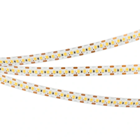 Лента RT-A168-10mm 24V Warm3500-CX2 (17.3 W/m, IP20, 2835, 5m) (Arlight, резка 2 светодиода)