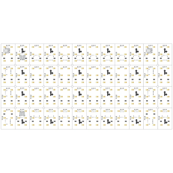 Лист LX-480-2835-576-24V White-MIX CRI90 (240mm, 15W, IP20) (Arlight, -)