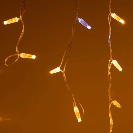 Светодиодная гирлянда ARD-EDGE-CLASSIC-2400x600-CLEAR-88LED-FLASH Yellow (230V, 6W) (Ardecoled, IP65)