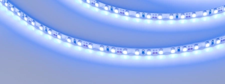 Светодиодная Лента RT 2-5000 12V Blue 5mm 2x (3528, 600 LED, LUX) (Arlight, 9.6 Вт/м, IP20)