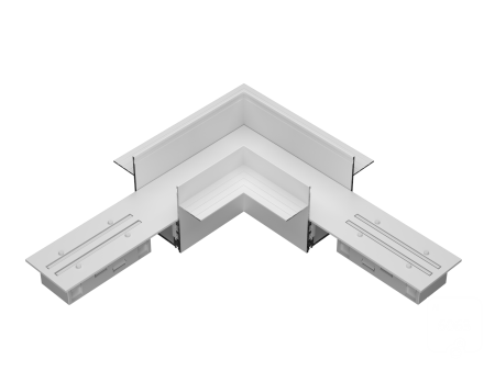 Соединительный элемент 6063 TrackLine Edgeless (L2 RAL9005)