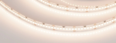 Светодиодная Лента RT-A252-10mm 24V Warm3500 (11 W/m, IP20, 2835, 5m) (Arlight, Открытый)