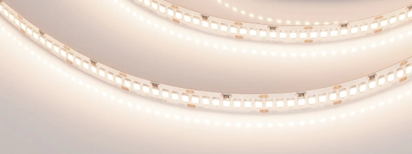 Светодиодная Лента RT-A252-10mm 24V Warm3500 (11 W/m, IP20, 2835, 5m) (Arlight, Открытый)