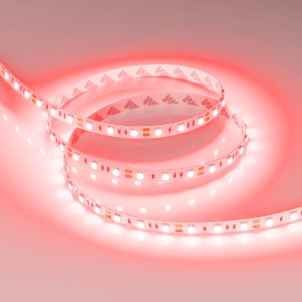 Светодиодная Лента RT-B60-10mm 12V Red (14.4 W/m, IP20, 5060, 5m) (Arlight, 14.4 Вт/м, IP20)