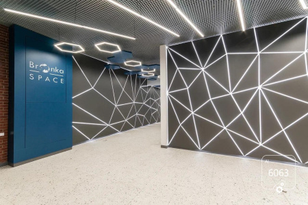 Линейный светильник LINE3535П (Anod 1000mm LT70 — 3K 31W)