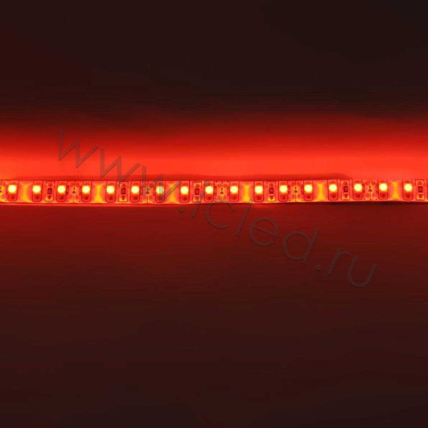 Светодиодная лента Standart PRO class, 3528, 120 led/m, Red, 12V, IP65