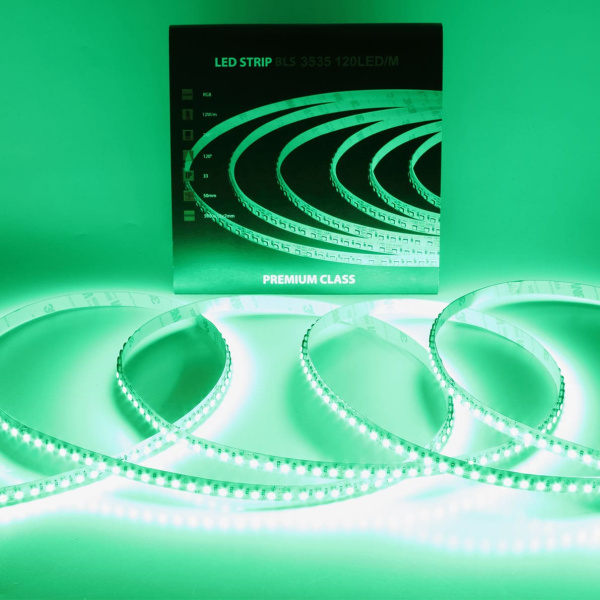 Светодиодная лента Class Premium 3535 120 led/m, RGB, 24V, IP33, А48