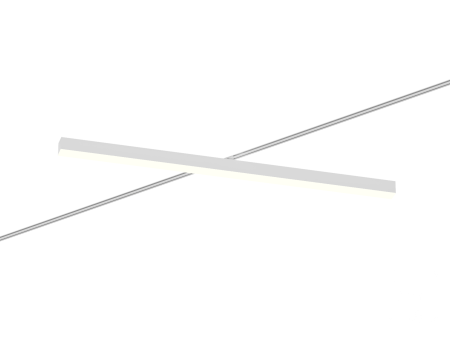 Трековый светильник 6063 5050 TR2 (RAL9003 500mm Prizma — 4K 19W)