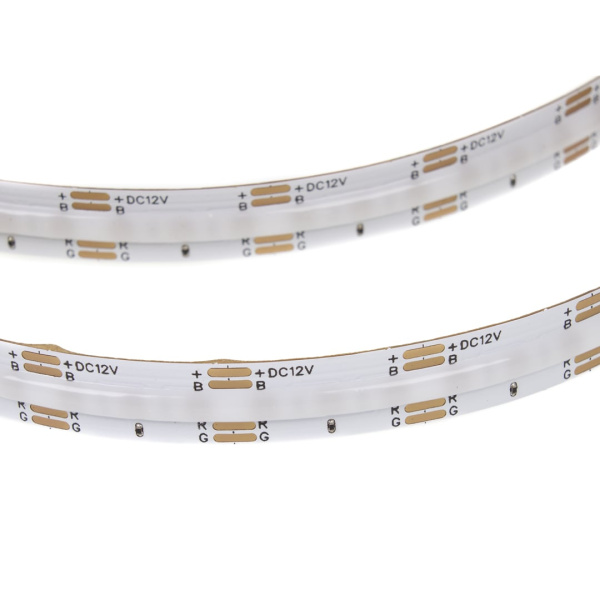 Светодиодная лента COB, 450 chip/m, RGB, 12V, 15W/m, P10, IP20, A255