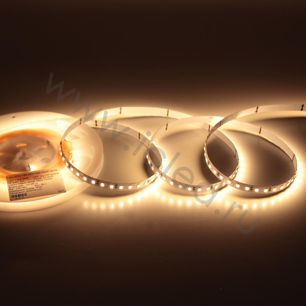 Светодиодная лента Standart Pro class, 2835, 120 led/m, 8mm, без скотча, warm white, 24V, IP20, SL16