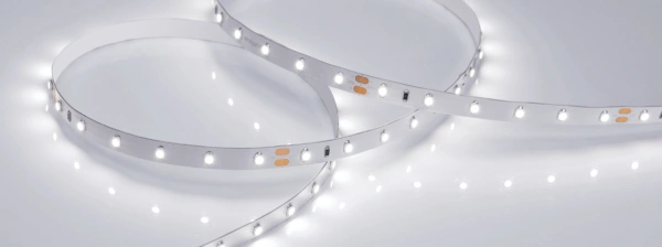 Светодиодная Лента RT 2-5000 24V White6000 (3528, 300 LED, LUX) (Arlight, 4.8 Вт/м, IP20)
