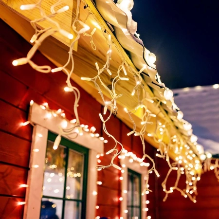 Светодиодная гирлянда ARD-EDGE-PRO-4000x600-WHITE-128LED-MILK-STD Warm (230V, 8W) (Ardecoled, IP65)