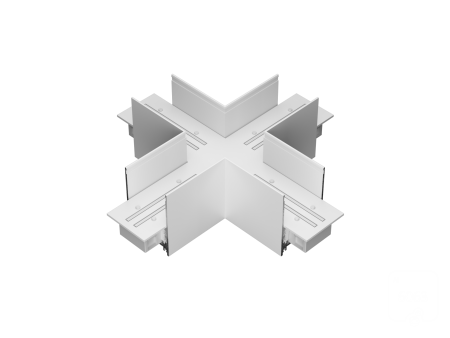 Угловой соединительный коннектор питания 6063 TrackLine