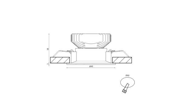 Корпус светильника COMBO-43