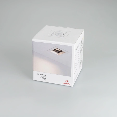 Светильник CL-KARDAN-S102x102-9W Day (WH-BK, 38 deg) (Arlight, IP20 Металл, 3 года)