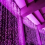 Светодиодная гирлянда ARD-CURTAIN-CLASSIC-2000x1500-CLEAR-360LED Pink (230V, 60W) (Ardecoled, IP65)