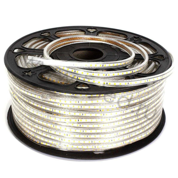 Светодиодная лента 220V 2835 120Led Blue IP68