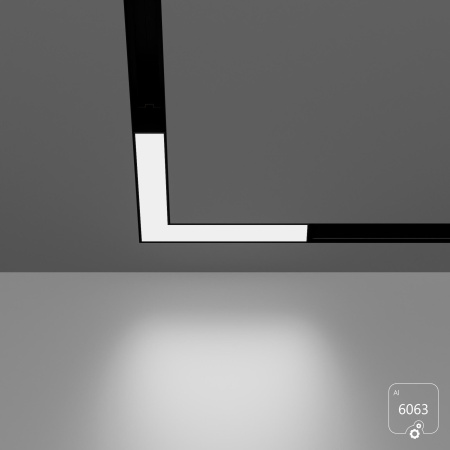 Светильник TrackLine Fold Angle (ral9005 200mm 200mm LT70 — 4K 10W 120deg)
