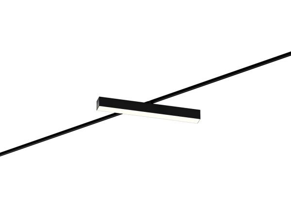 Трековый светильник 6063 5050 TR4 (RAL9005 1250mm Prizma — 3K 48W)