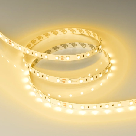 Светодиодная Лента RT-B60-10mm 24V Yellow (14.4 W/m, IP20, 5060, 5m) (Arlight, 14.4 Вт/м, IP20)