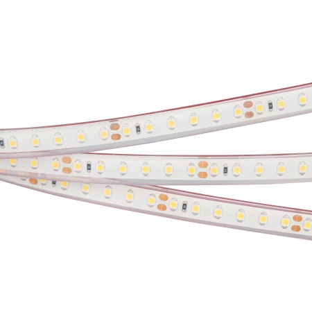 Светодиодная Лента RTW 2-5000PGS 24V Cool 2x (3528, 600 LED, LUX) (Arlight, 9.6 Вт/м, IP67)