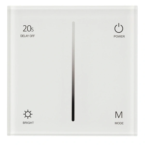 Панель SMART-P35-DIM-IN White (230V, 0-10V, Sens, 2.4G) (Arlight, IP20 Пластик, 5 лет)