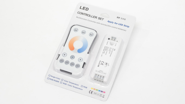 Контроллер с пультом CCT RF V2 IC38 (12-24V, 120-240W)