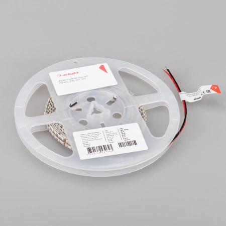 Светодиодная Лента MICROLED-M182-4mm 24V Warm3500 (10 W/m, IP20, 2216, 5m) (Arlight, узкая)