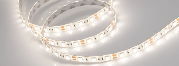 Светодиодная Лента RTW 2-5000SE 12V Warm 2x (5060, 300 LED, LUX) (Arlight, 14.4 Вт/м, IP65)