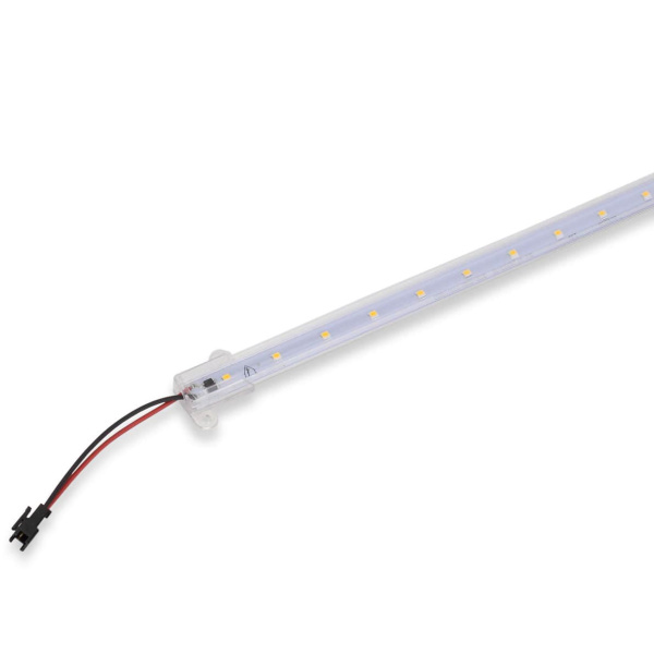 Светодиодная линейка в корпусе 2835, 12 led, 220V, 6W, 300mm, D210, warm white