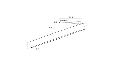 Светильник потолочный UF UF034-80