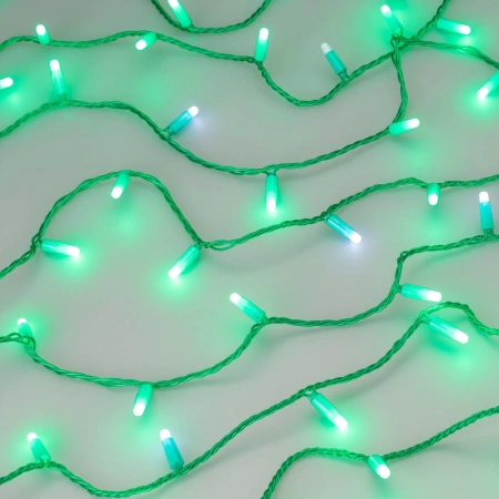 Светодиодная гирлянда ARD-STRING-CLASSIC-10000-GREEN-100LED-MILK-FLASH Green (230V, 7W) (Ardecoled, IP65)