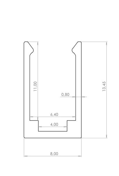 T0612 крепеж алюминиевый 6мм
