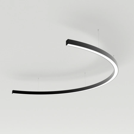 Светильник SP-LINE-HANG-ARC-C3535-D1500-61W Warm3000 (BLACK, 230V) (Arlight, Металл)