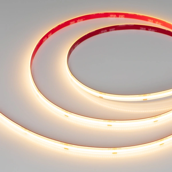 Светодиодная Лента герметичная COB-SE-X480-8mm 24V Warm2700 (10 W/m, IP65, 5m) (Arlight, 5 лет)