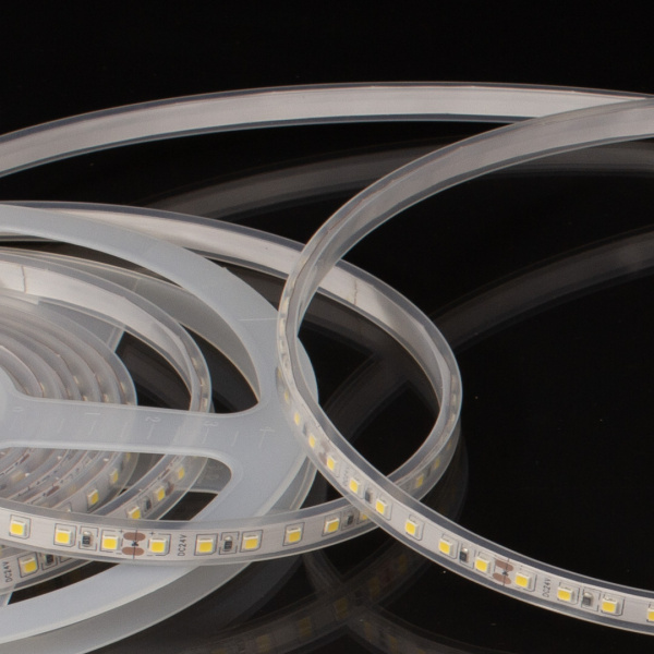 Светодиодная лента Standart Pro class 2835 120led/m, day white, 24V, IP67, A79