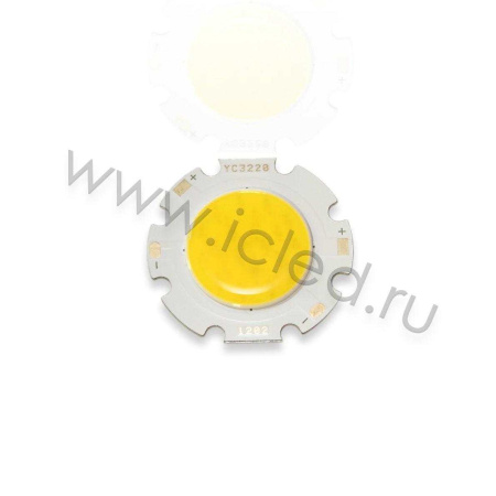 Светодиодная COB матрица YC3220 W16 (33-38V, 10W, 300mA, day white)