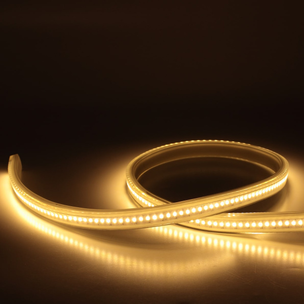 Светодиодная лента Lux class 220V 2835 188Led warm white IP68