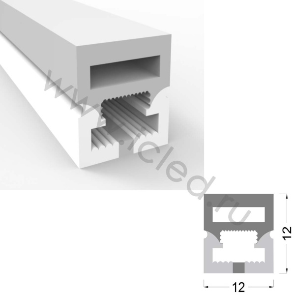 Cиликоновая оболочка T1212 S6 (12*12mm, pcb 8mm)