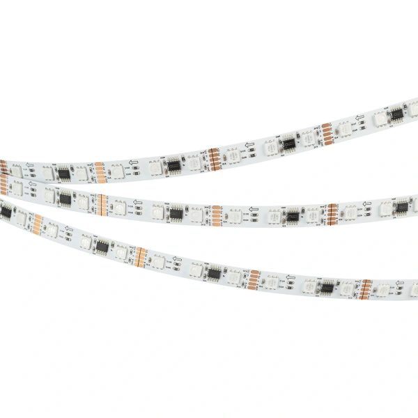 Светодиодная Лента DMX-B60-10mm 12V RGB-PX3 (14 W/m, IP20, 5060, 5m) (Arlight, -)