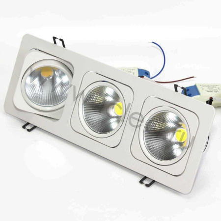 Светодиодный светильник встраиваемый 120.3 series white housing BW137 (30W, 220V, day white)