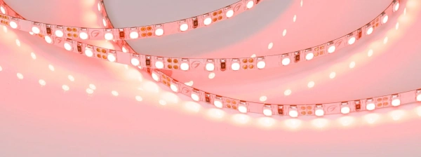 Светодиодная Лента RT-A120-5mm 12V Red (9.6 W/m, IP20, 2835, 5m) (Arlight, 9.6 Вт/м, IP20)