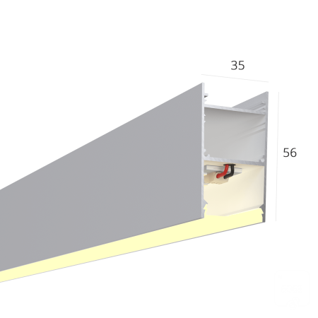 Линейный светильник LINE 3556 (Anod 500mm LT70 — 3K 7W)