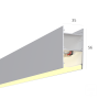 Линейный светильник LINE 3556 (Anod 500mm LT70 — 3K 7W)